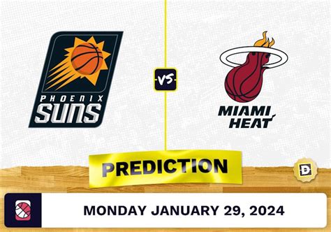 Phoenix Suns vs. Miami Heat Prediction, Odds, NBA Picks [1/29/2.